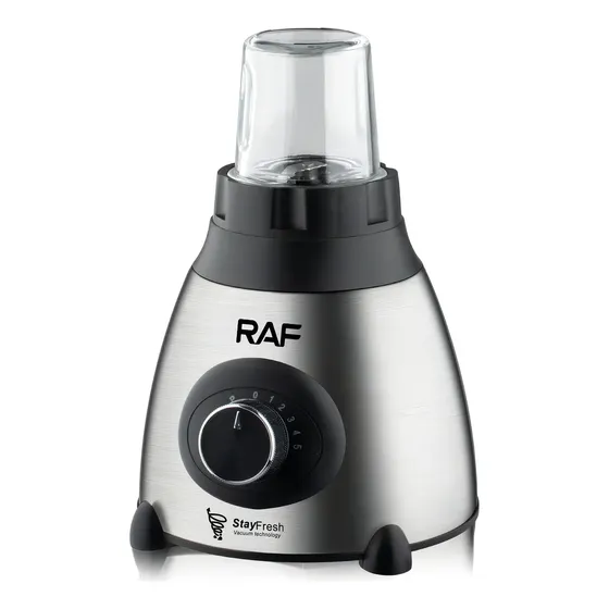 Licuadora De Vidrio Raf R295 1000W 1.5L Negra Apta Picar Hielo