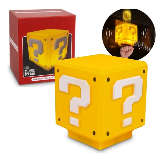 Mario Lamparas Leds Noche Usb Con Signo Sonido,regalo