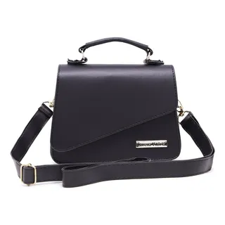 Bolsa Pequena Feminina De Mao E Transversal Mini Bag Cor Preto Bolsa Pequena Feminina De Mao E Transversal Mini Bag Cor Preto