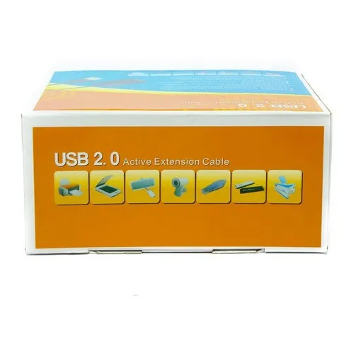 Cabo Extensor Usb 2.0 Amplificado 10 Metros - 4228 Cor Azul