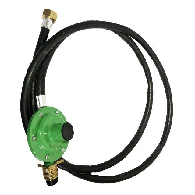 Regulador Gas Con Manguera 2 Metros Garrafa 10 Kg