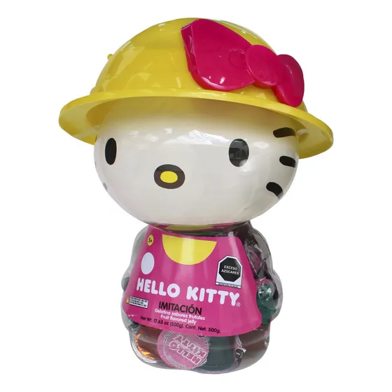 Gelatinas Sabores Frutales Vitrolero Hello Kitty 500g