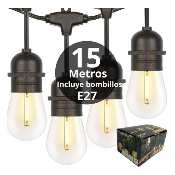 Extensión Luces Led Vintage Waterproof 