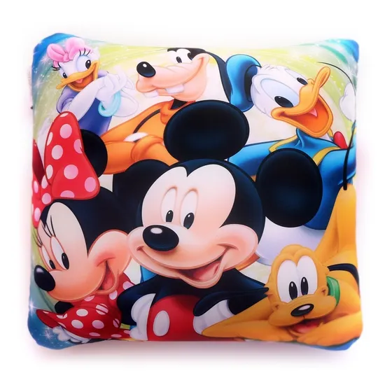 Cojín Cuadrado Para Niño, Mickey Mouse, Original Disney