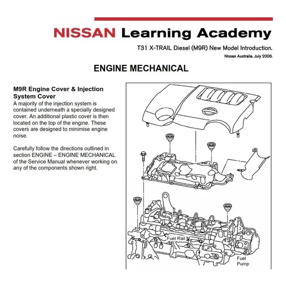 Manual De Taller De Xtrail T31 2008 Ingles