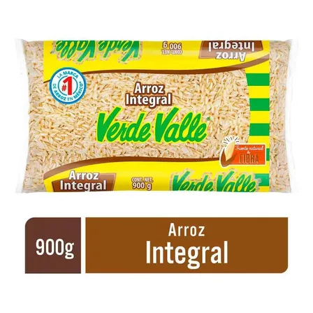 Arroz Verde Valle Integral 900g
