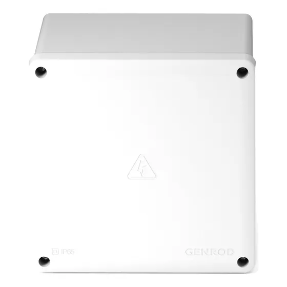 Caja De Paso Estanca Embutir/aplicar 21x16,5 Ip65 Pvc Blanco