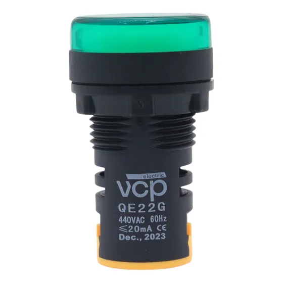Piloto Led Luminoso 22mm Verde 440 Vac Tablero Eléctrico
