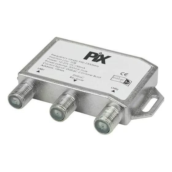 Chave Comutadora Diseqc 2.0 Duas Antenas 2x1 Alta Qualidade