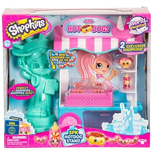 Shopkins Temporada 8 Ee.uu. Perrito Caliente Párese Playset