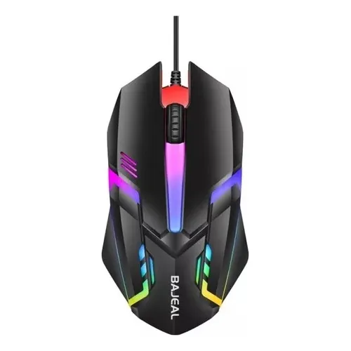 Mouse Raton Gamer Usb Optico Luces Rbg Gaming