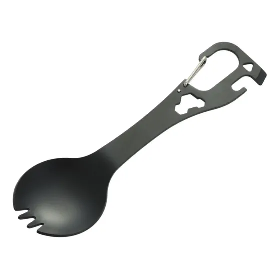 Camping Fork Spoon Utensilios Al Aire Libre Botella