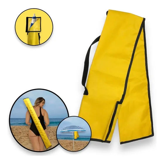 Capa Case Bag Protetora Para Guarda Sol Verão Praia Com Alça