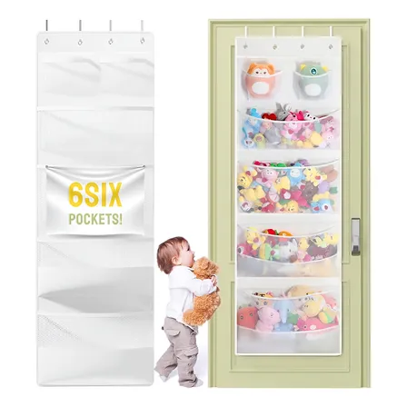 Organizador De Peluches Yecaye Para Puerta Con Múltiples Bol