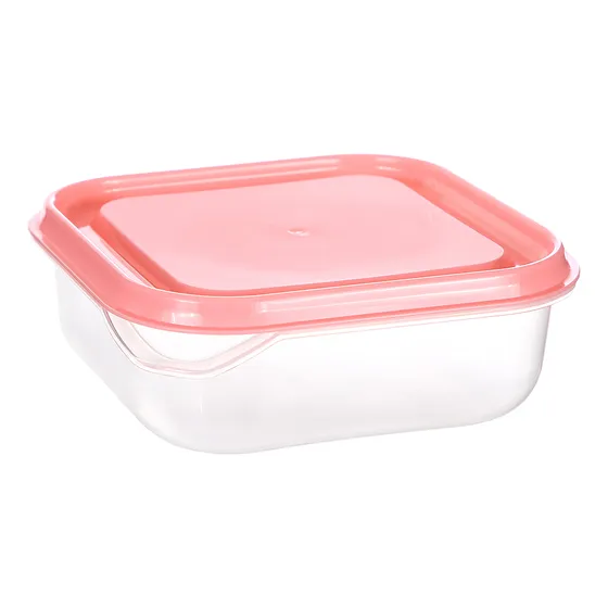 Miniso Contenedores Para Comida Plastico Rosa 4 De 400ml