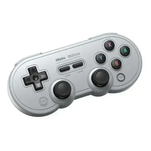 Control inalámbrico 8BitDo SN30 Pro plata Bluetooth para Nintendo Switch y PC | Cuotas sin interés