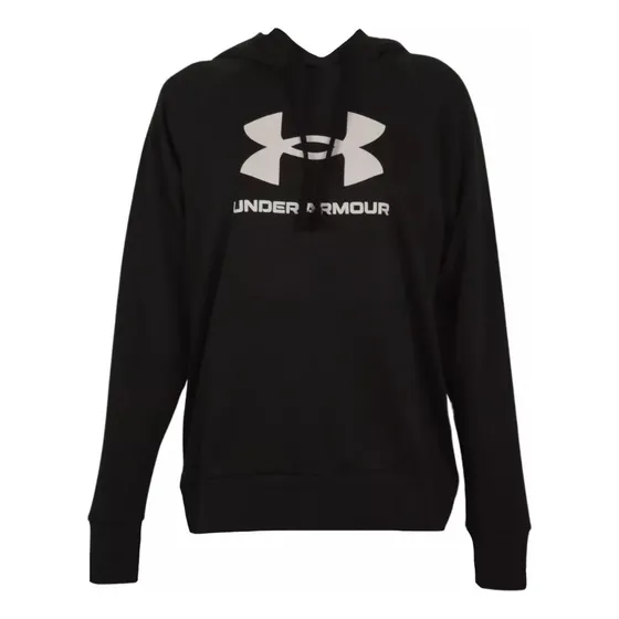 Buzo Under Armour Rival Fleece Big LG Hdy Negro Mujer