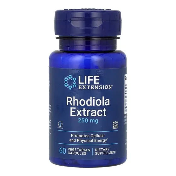 Life Extension Rhodiola Rosea Extracto 250mg X 60 Cápsulas Natural