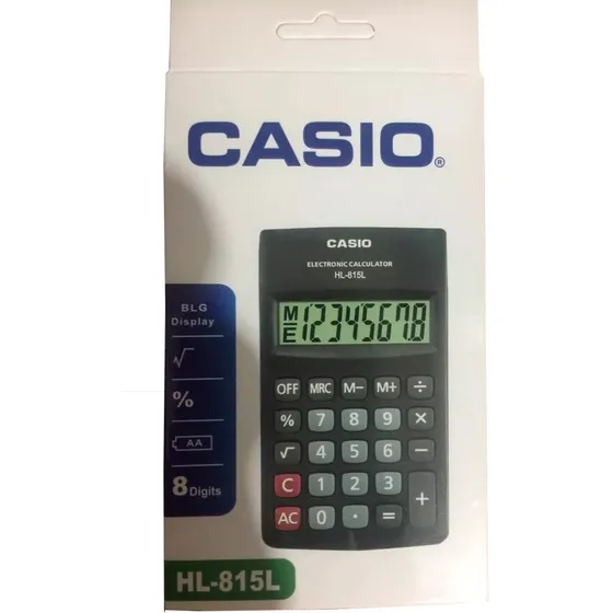 Calculadora Casio D Bolsillo Hl-815l Vendedores Comerciantes