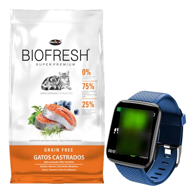 Alimento Biofresh Gato Adulto Castrado 7,5 Kg + Regalo