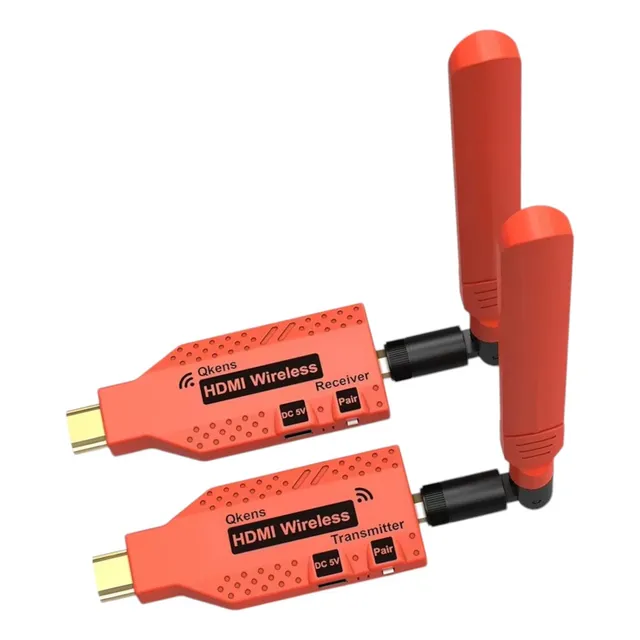 Kit Transmisor Hdmi Inalambrico A 1 Pantalla 1080pfhd 100 Mt
