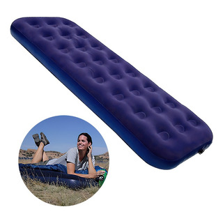 Txz- Inflable Individual Camping Cama De Aire Colchón Color Azul Oscuro Txz- Inflable Individual Camping Cama De Aire Colchón Color Azul Oscuro