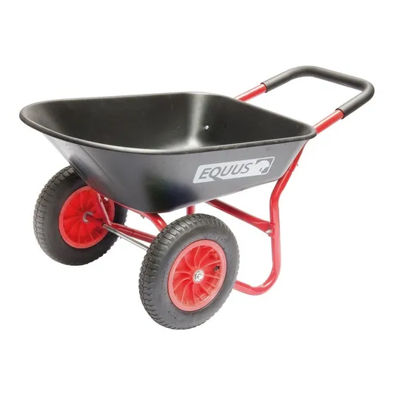 Carretilla Equus 80 Litros 2 Ruedas Tolva Plastica