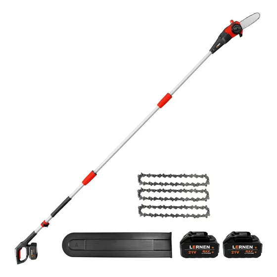 Motosierra Inalámbrica De 8'' Telescópica Con Extensor Color Negro Frecuencia 50 Hz
