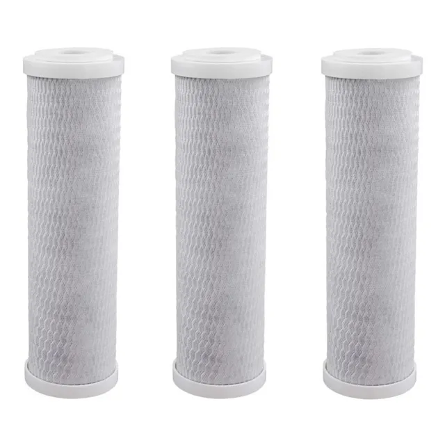 Refil Para Filtro De Água 9.3/4 Carbon Block - Kit 3 Pçs