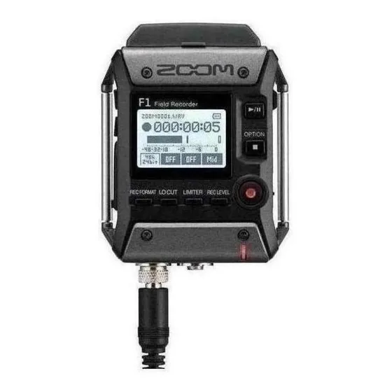 Grabador de campo Zoom F1-LP con micrófono de solapa