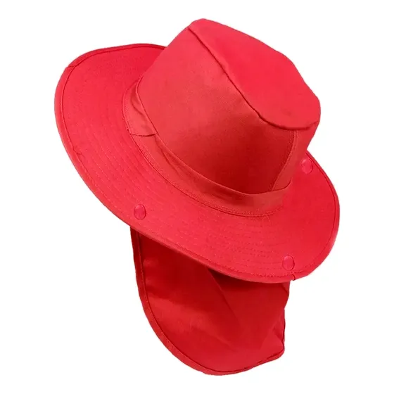 Sombrero Pesquero Safari Capa Protección Cuello Playa Sol