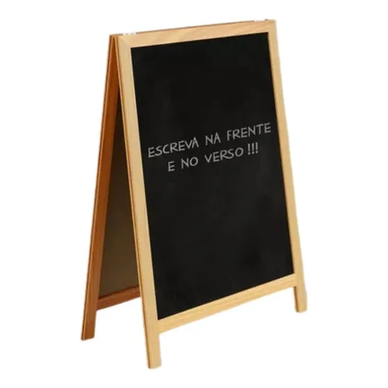 Lousa Cavalete Quadro Negro Frase Restaurante Comida Caseira