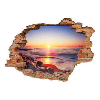Adhesivo Mural Extraíble G 3d B Bridge Para Suelo O Pared Adhesivo Mural Extraíble G 3d B Bridge Para Suelo O Pared