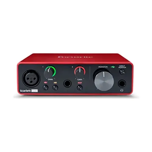 Interface de áudio Usb Focusrite Scarlett 18i20 - 3ª geração
