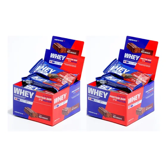 2 Whey Protein Bar Caja 46 Gms X 12 Unid. Mervick  Oferta !!