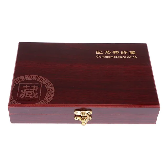 Magnífica Caja De Madera Para Guardar Monedas Para 50