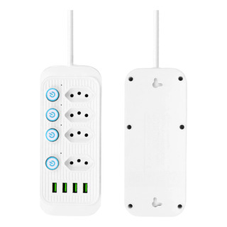 Régua Extensão 4 Tomadas E 4 Usb 4 Pd Led Bivolt 110v/220v Régua Extensão 4 Tomadas E 4 Usb 4 Pd Led Bivolt 110v/220v