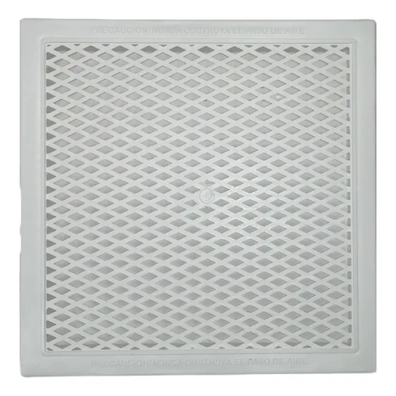 Rejilla Plástica Ventilación Gas 30x30 Cm 1 Unid