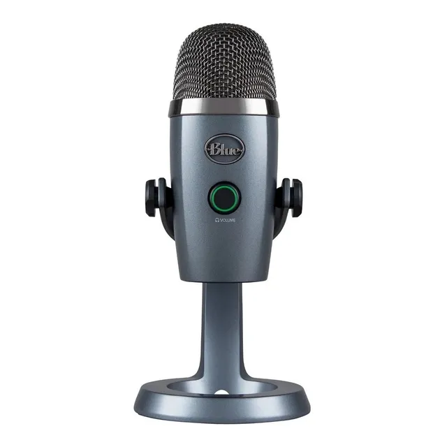 Micrófono Blue Yeti Nano Condensador Omnidireccional color shadow greyS