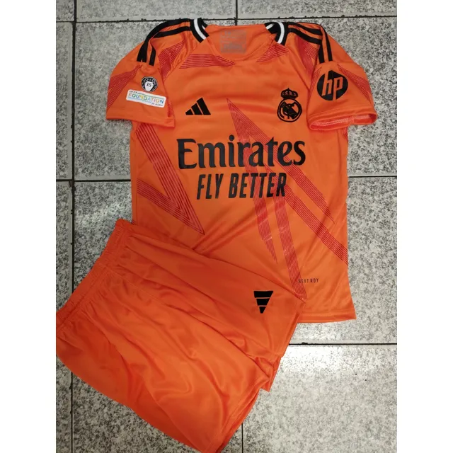 Conjunto Real Madrid Para Niños Visitante