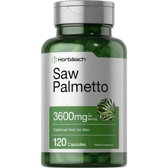 Horbaach Extracto De Pelmera Enana Saw Palmetto Extract 3600 Mg 120 Capsulas Vegetarianas Tradicional Herbolaraia Para El Hombre