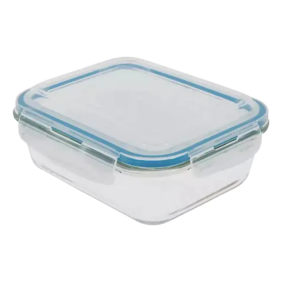 Pote Organizador Vidro Borossilicato Hermético Marmita 1l Cor Transparente