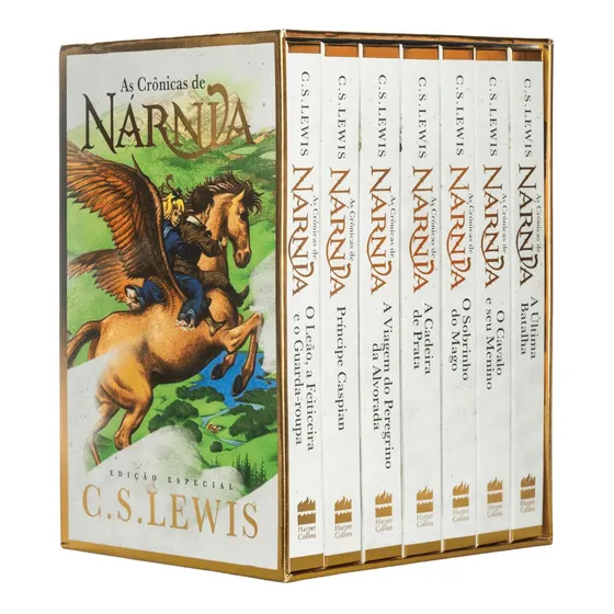 Box 7 Livros As Crônicas De Nárnia | Capa Dura | Edição De Luxo