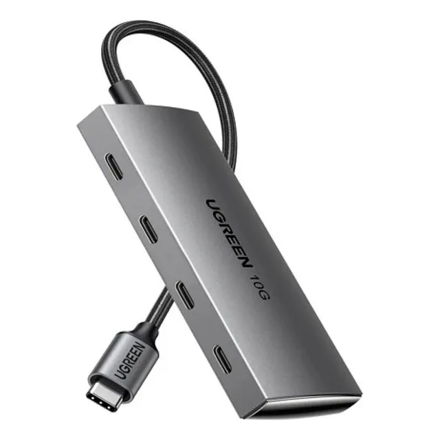 Premium Adaptador Usb-c Puertos Usb-c Gen2(4) Hub Nylon Pc