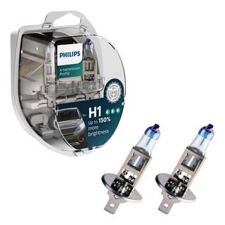 Par De Lâmpadas Philips H1 X-tremevision Pro150 55w 3450k Par De Lâmpadas Philips H1 X-tremevision Pro150 55w 3450k