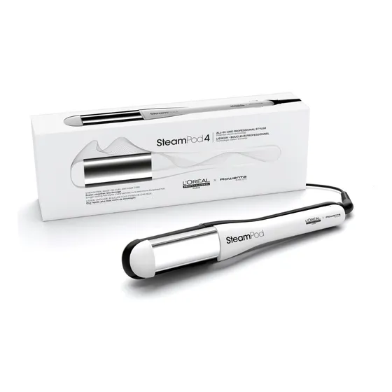 Alisador Y Rizador Profesional L'oréal Steampod 4 Color Blanco