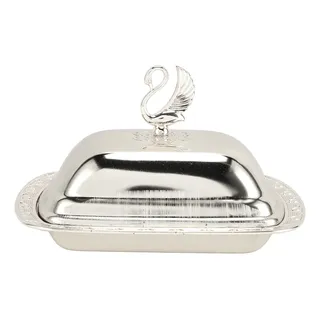 Frutero Con Forma De Bandeja Dorada, Mesa De Metal De Estilo Frutero Con Forma De Bandeja Dorada, Mesa De Metal De Estilo