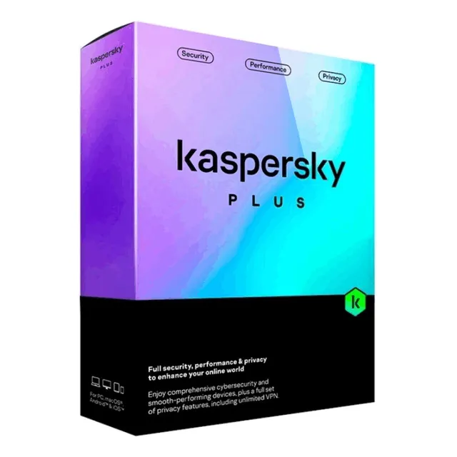 Antivirus Kaspersky Plus 3 Dispositivo 1 Año