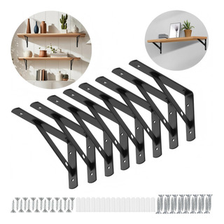 8pzs Ménsulas Para Repisas Resistentes Con Tornillos 8pzs Ménsulas Para Repisas Resistentes Con Tornillos