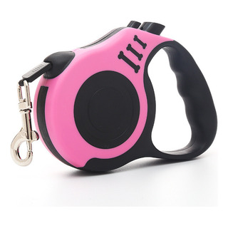Correa Retráctil Para Perros Catalpa Pet 5m Portátil Rosa Correa Retráctil Para Perros Catalpa Pet 5m Portátil Rosa